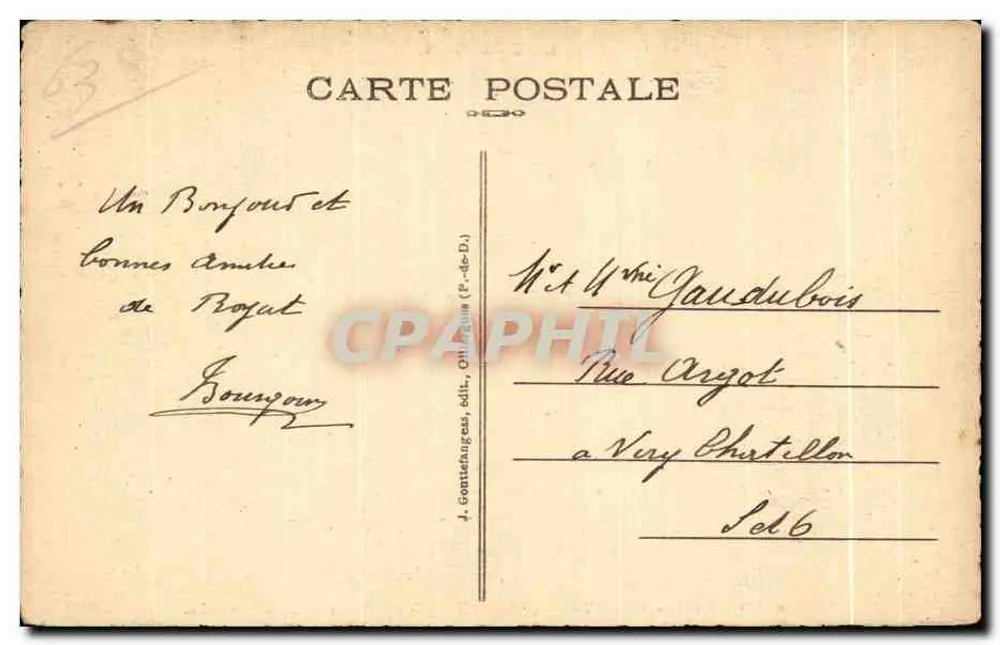 Saint-Nectaire-le-Haut — Vista geral — G. D'O. - 503 - Verso