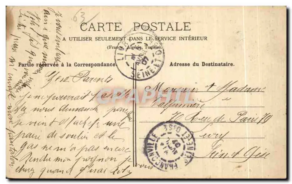 Royat-les-Bains — Fonte Saint-Mart. — A.G., fot. — N° 167 - Verso