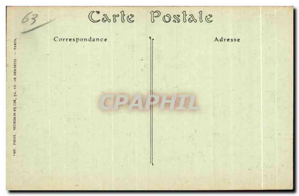 Royat (Puy-de-Dôme) — Das Dorf und der Puy de Dôme — ND. Phot. - Rückseite