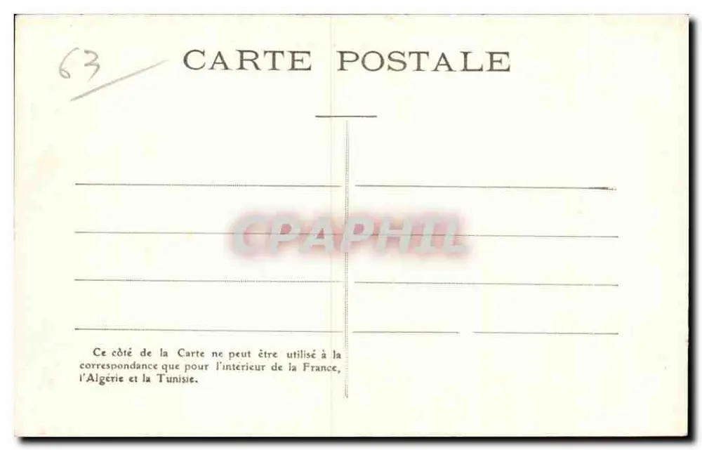 Royat — Les Jardins de l'Établissement thermal — L'Auvergne - Rückseite