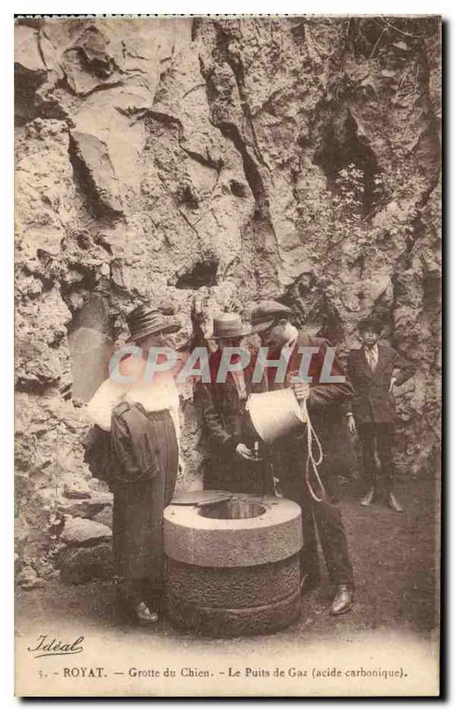 ROYAT — Höhle des Hundes — Das Kohlensäure-Bruchloch — Ideal, n°5 - Vorderseite