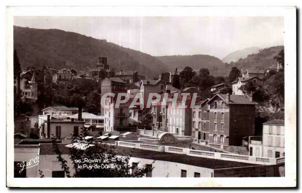 Le Puy-de-Dôme — vista sobre Rovat — G.d'Q - Frente