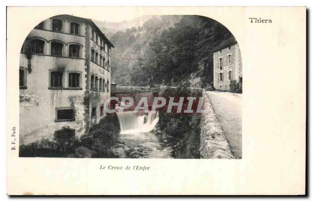 Le Creux de l'Enfer — Thiers — B.F., Paris - Frente