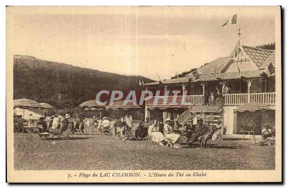 See Chambon — Teezeit am Chalet — CPHIL - Vorderseite