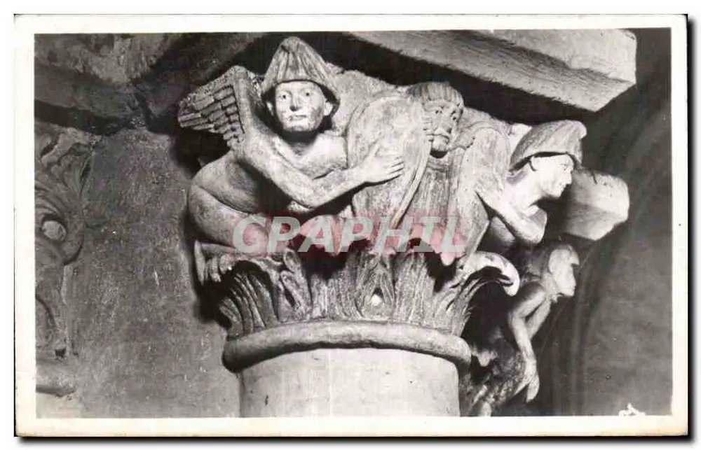 कैपिटेल्स की छवि — एंजिल और आकृतियों के विवरण - आगे