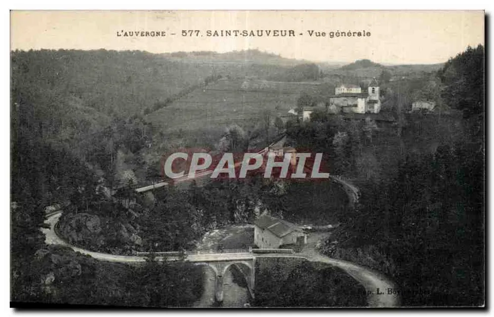 Saint-Sauveur - Allgemeiner Blick — L'Auvergne 577, Verlag L. Boyer - Vorderseite