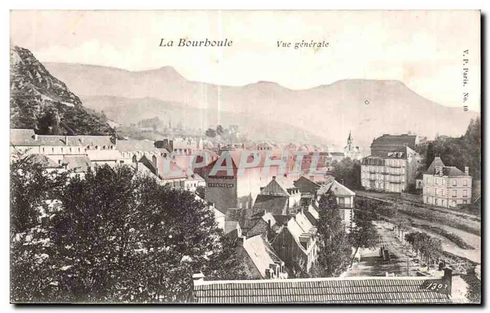 La Bourboule — Vista geral — Y. P. Paris, No. 10 - Frente