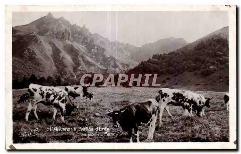 Auvergne — Tal der Hölle am Fuße des Sancy — g.d.c. — n°17 - Vorderseite