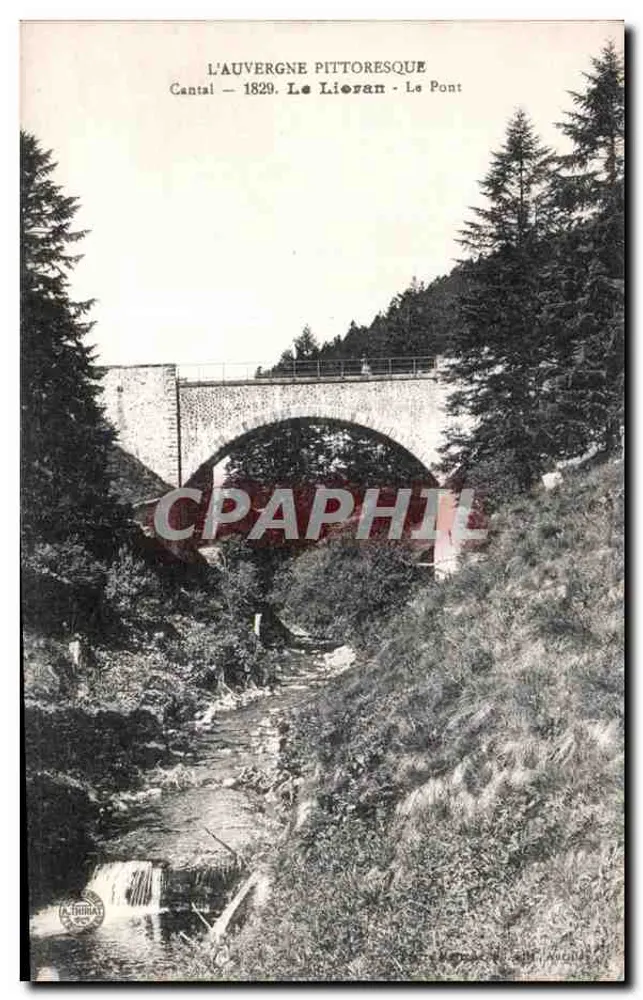 Die Brücke — Lieran — Cantal — pittoreske Auvergne - Vorderseite