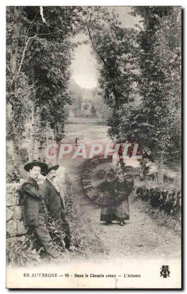 In der Auvergne — 95 — Im Chemin creux — Die Warte - Vorderseite