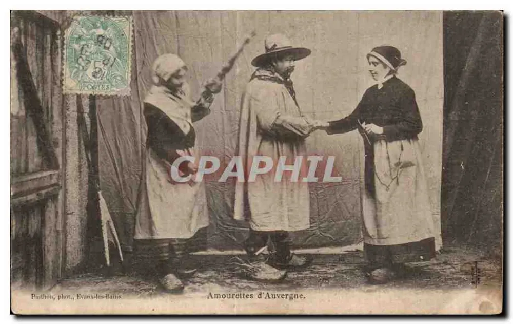 Amourettes d'Auvergne — cena de vida — Pinthou, fot., Évans-les-Bains - Frente