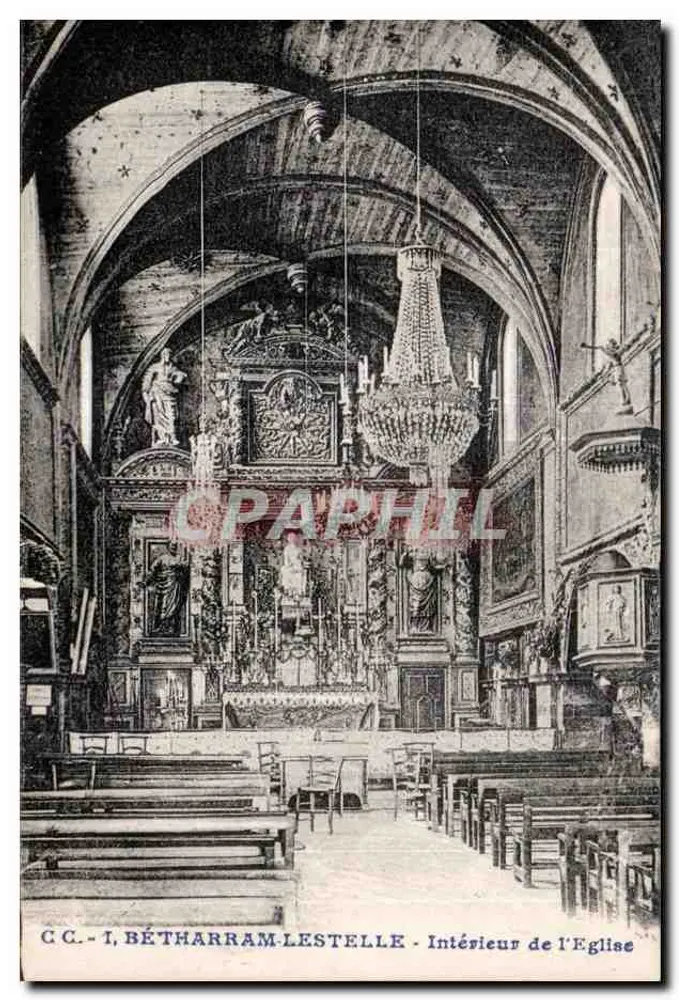 Bétharram-Lestelle — Interior da Igreja — C.C. n°1 - Frente