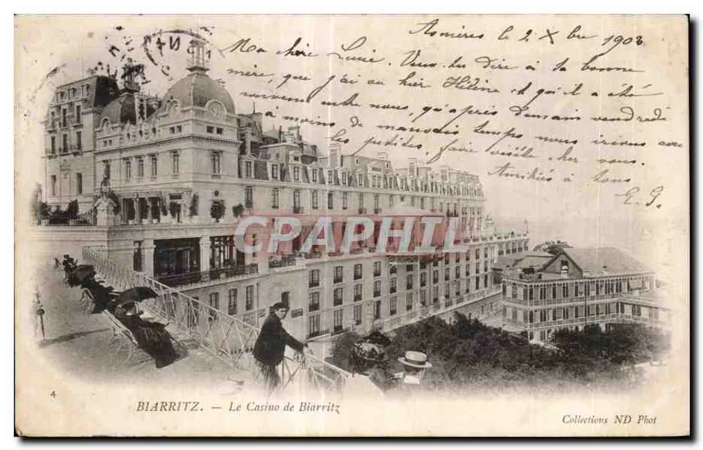 Biarritz — O Casino de Biarritz — Coleções ND Phot - Frente