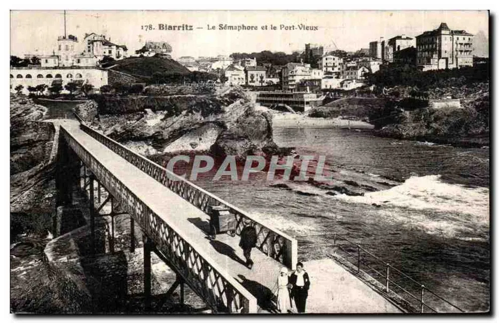Biarritz — Der Semaphor und der alte Hafen — n° 178 - Vorderseite