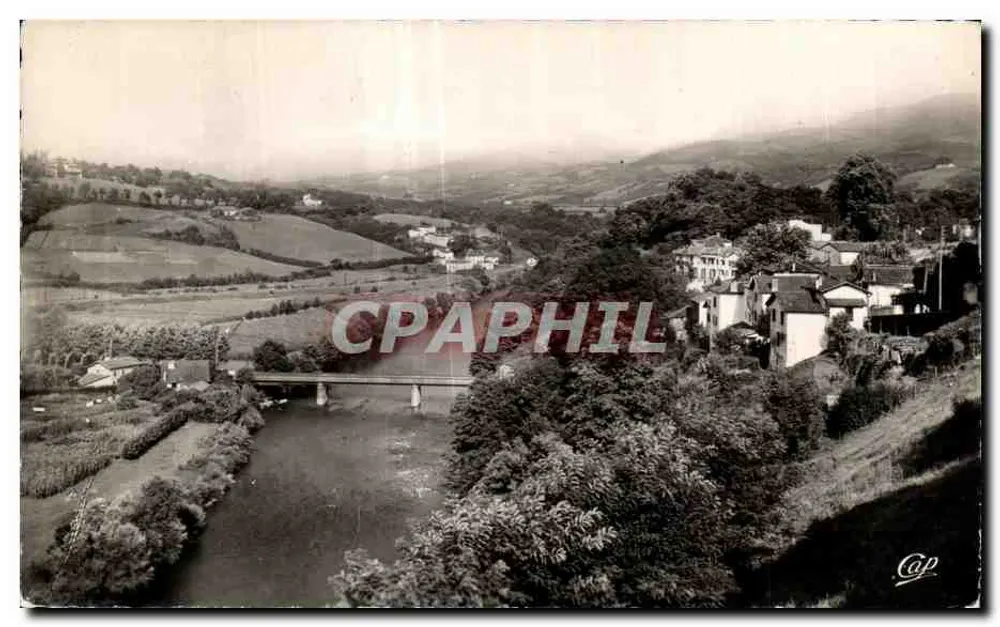 Paisagem rural com ponte — Cap - Frente