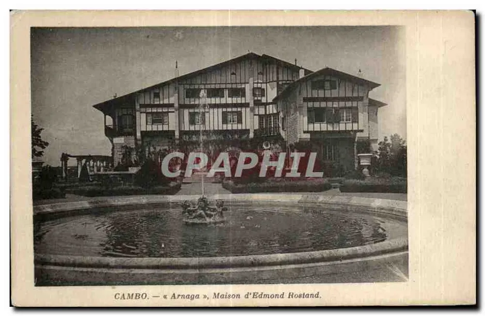 Cambo — « Arnaga », Huis van Edmond Rosstand - Voorkant