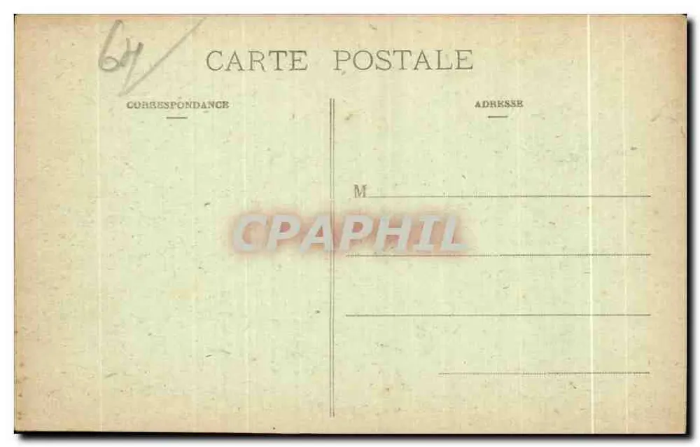 CAMBO-les-BAINS - Die Kirche und der Berg — Marcel Delboy, Phototypie, Bordeaux - Rückseite