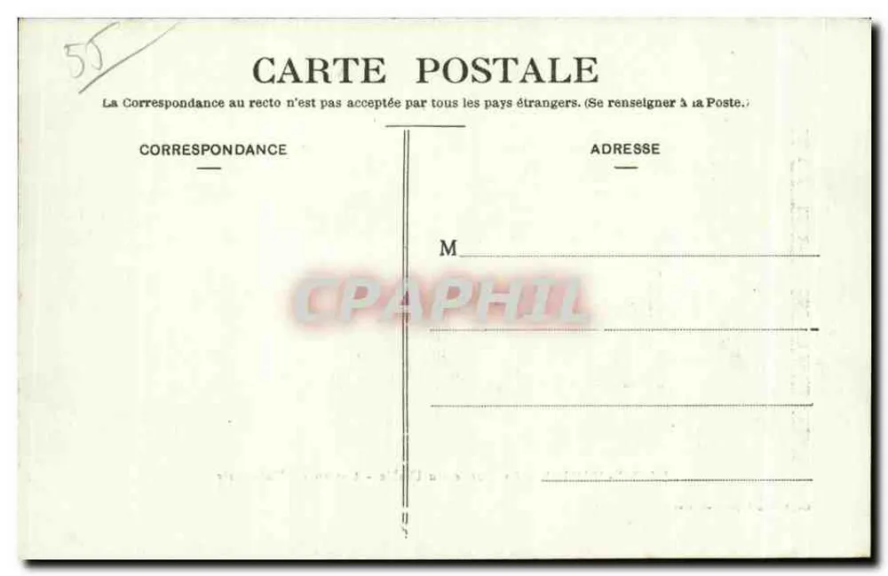 Saint-Mihiel - La Roche du Diable - Infanteriekaserne — Cb. Folignet, Fotoverlag - Rückseite