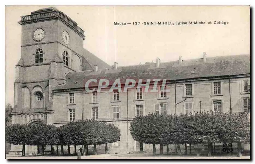 Saint-Mihiel — Kirche Saint-Michel und Kollegium — Meuse — 127 - Vorderseite