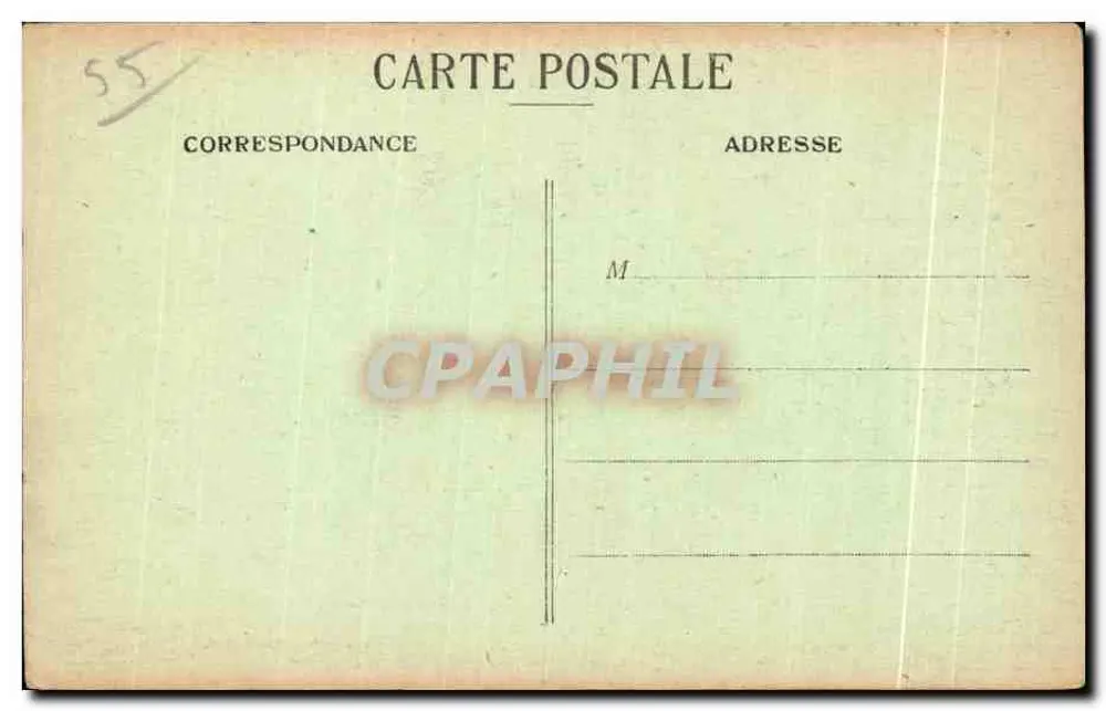 Ossuário provisório dos campos de batalha de Verdun (margem esquerda e margem direita) — Início da obra de Douaumont (Meuse) — S.L. Sécret - Verso