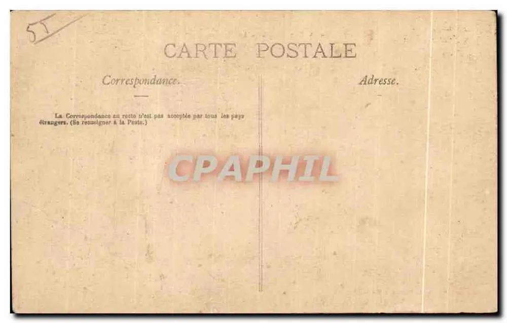 Verdun - Rue de Ru - La Prison. - Édition A. Nicolas, à Verdun. - Verso