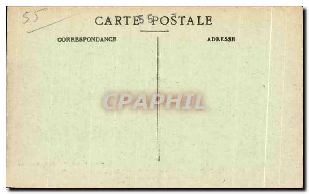 Verdun (Meuse) — Ansicht vom Fluss Meuse — Marcel Delboy, Phototypie, Bordeaux - Rückseite