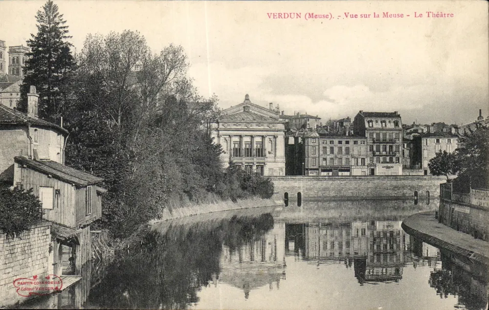 Verdun (Meuse) - Ansicht der Meuse - Das Theater — Martin Colardelle, Verleger Verdun - Vorderseite