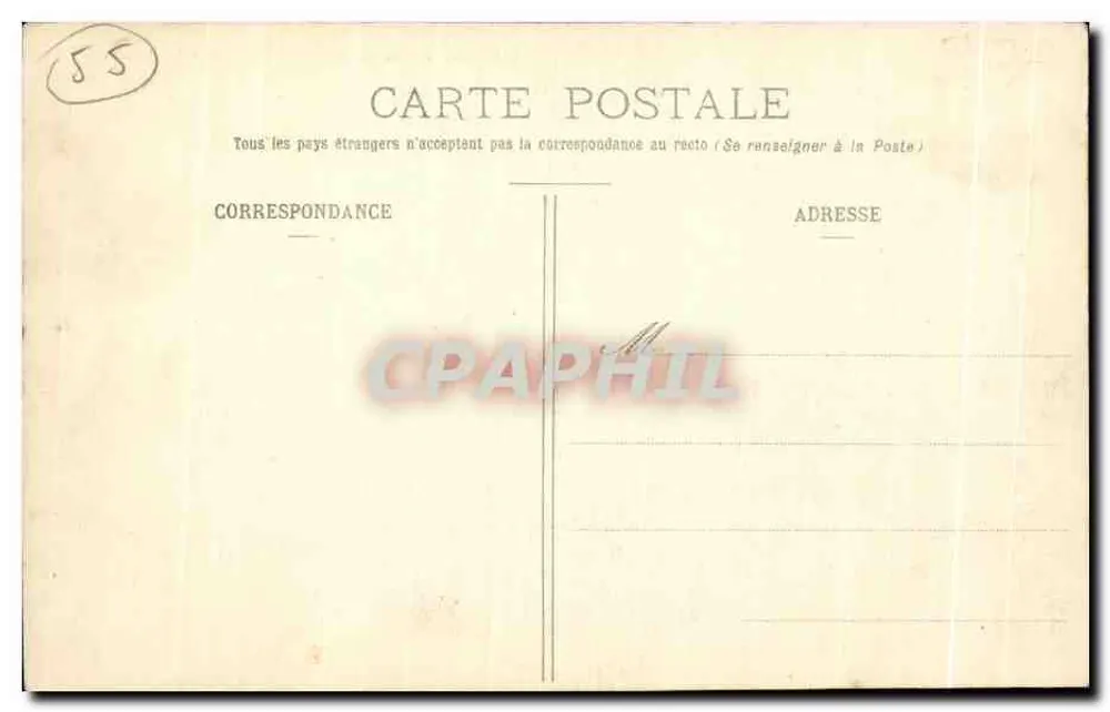 Verdun (Meuse) - Ansicht der Meuse - Das Theater — Martin Colardelle, Verleger Verdun - Rückseite