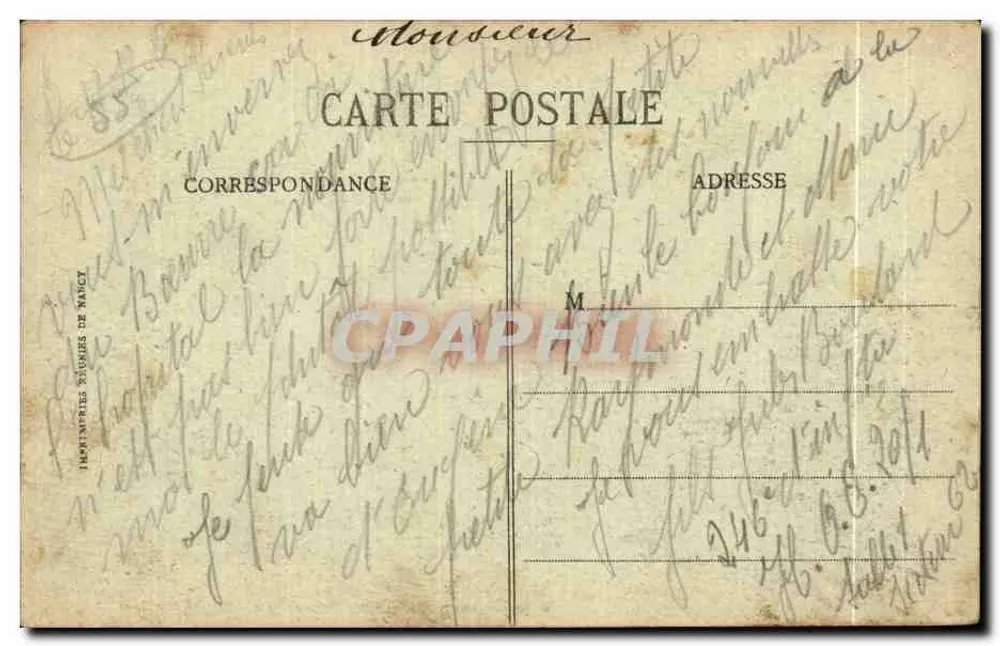 Verdun (Meuse) — Die Ufer der Meuse — Humbert, phot. St-Birguit, reproduction interdite, Tissé Paris, N° 126 - Rückseite