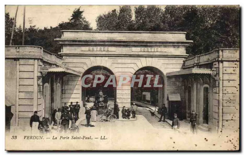Verdun — A Porta Saint-Paul — LL. — n°39 - Frente
