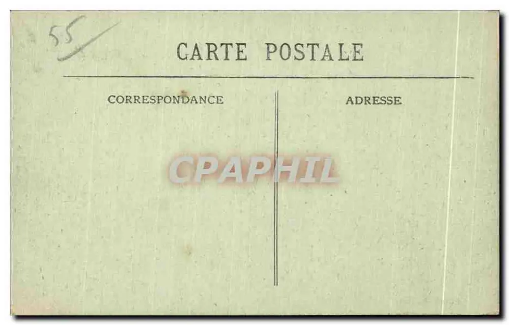 Fort de Souville, der Friedhof — Verdun — Verlag A. Tillyon, Nr. 61 - Rückseite