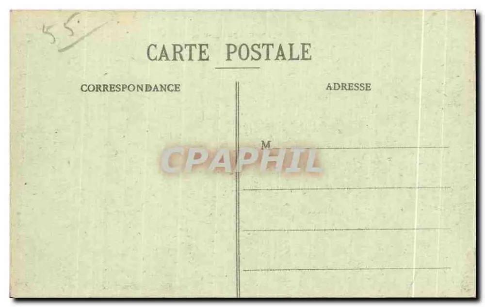 Verdun - Forte de Vaux — vista do forte com bandeira e ferrovia — editor Cabrique-Itaile - Verso