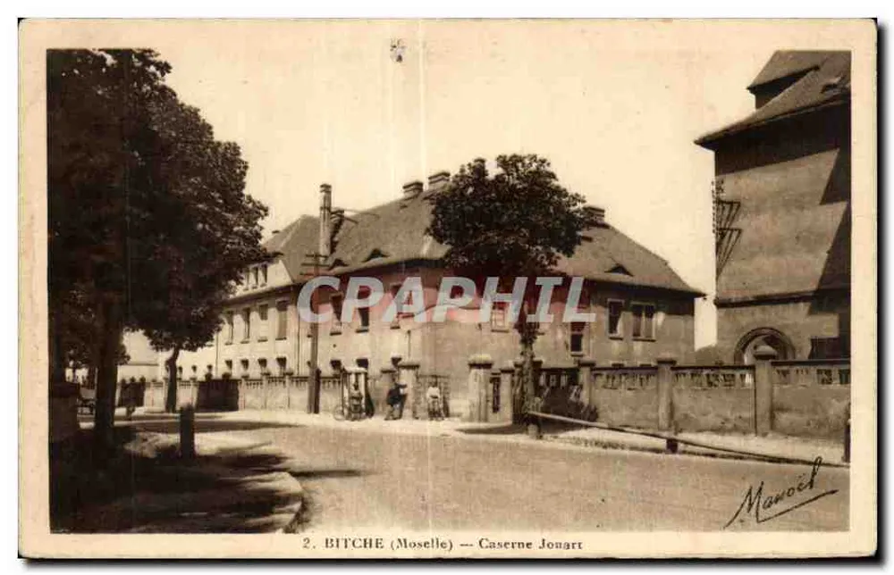 Bitche (Moselle) — Kasernen Jongrt — Manoel - Vorderseite