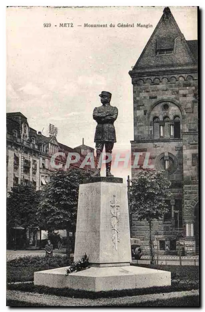 Metz — Monumento do Geral Mangin — 939 - Frente