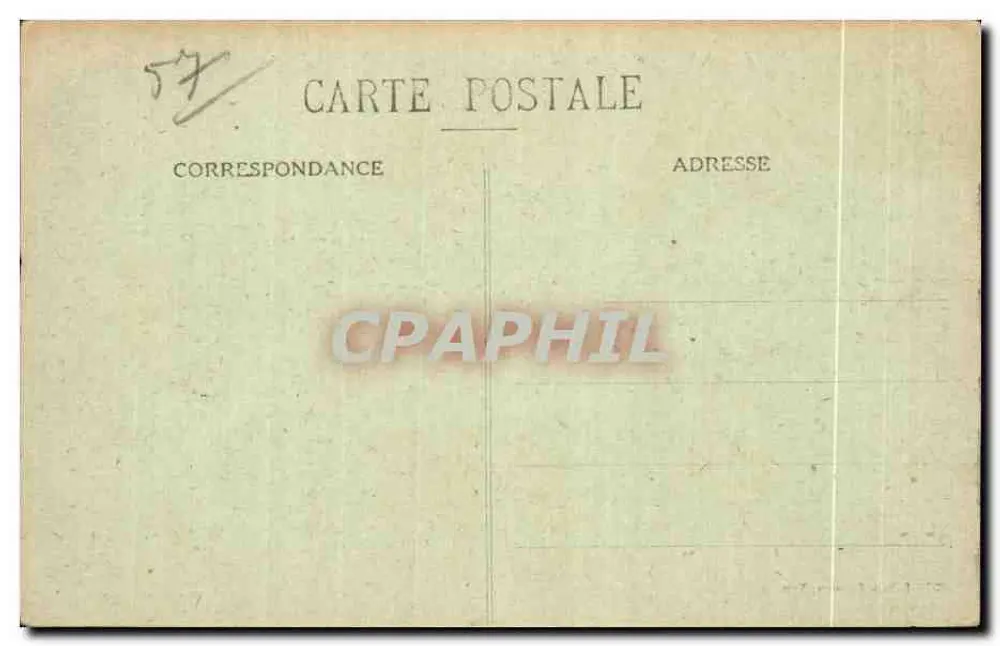 Metz - Esplanada e Palácio de Justiça — Edição Forlaster, n° 957 - Verso