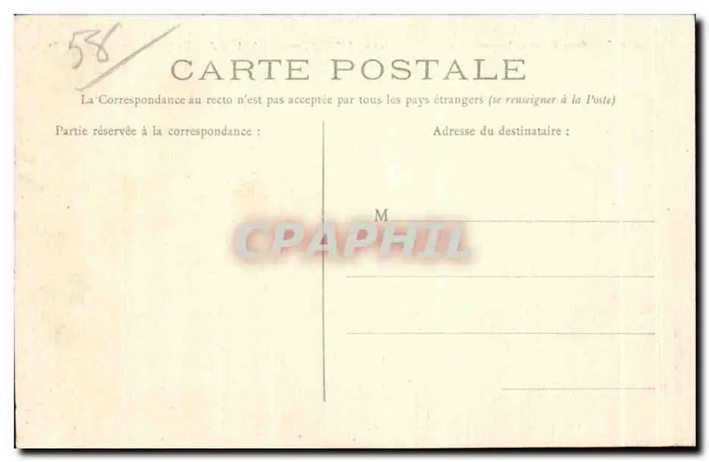 Surgy, cerca de Clamecy — Rocas de Basseville (N° 3) — E. Goulet, Librero Editor, Clamecy - Reverso