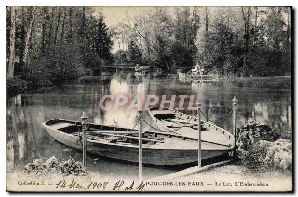 Pouugues-les-Eaux — O Lago, O Embarcadouro - Frente