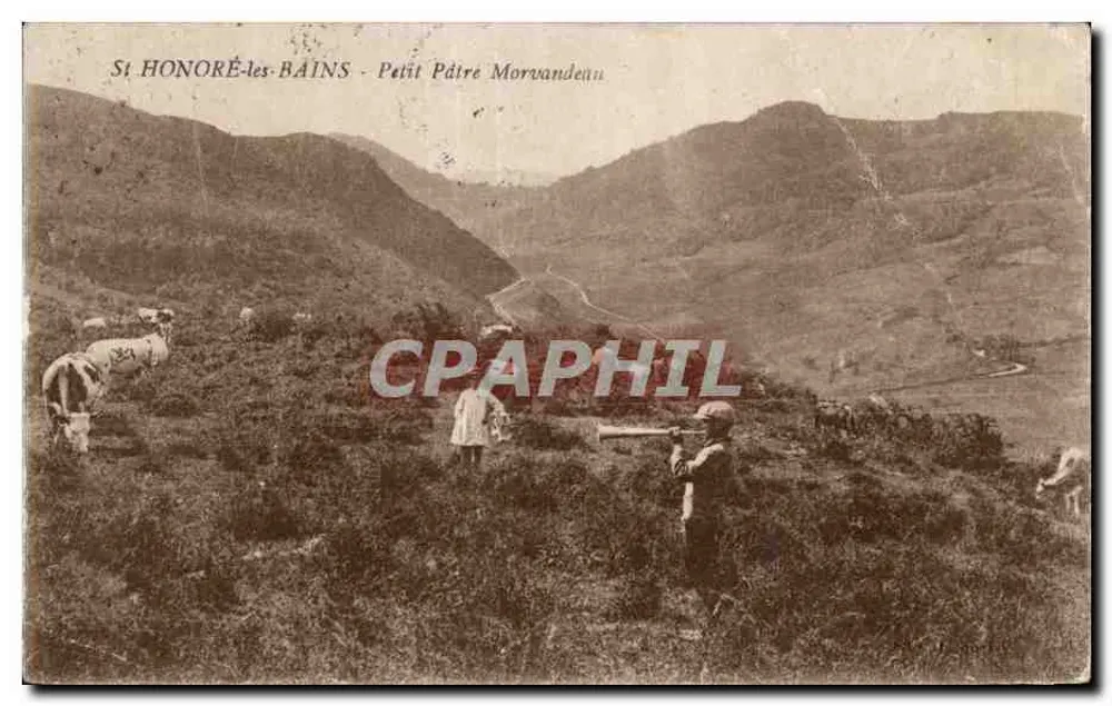 St HONORÉ-les-BAINS - Kleiner Morvandean-Pflegebub - Verlag: Druck auf Postkarte - Vorderseite