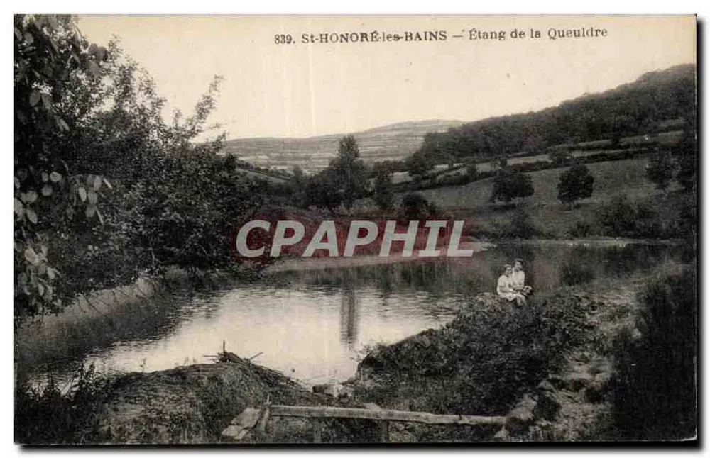 St-Honoré-les-Bains — Étang de la Queuldre — 839 - Vorderseite