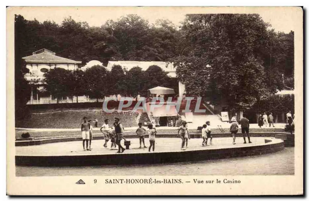 SAINT-HONORÉ-les-BAINS — Ansicht des Kasinos - Vorderseite