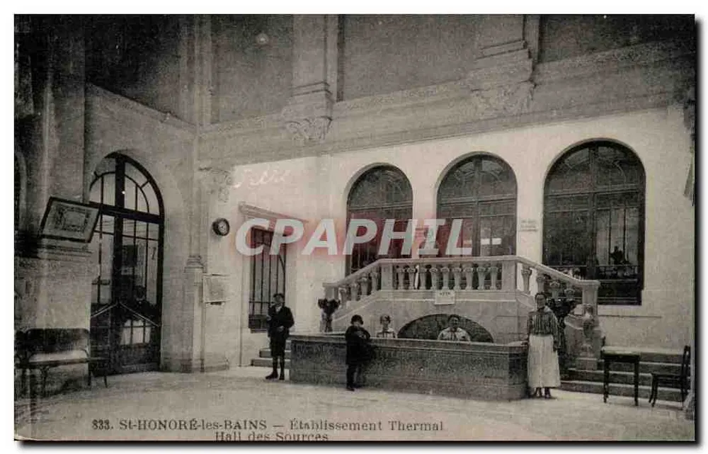 St-HONORÉ-les-BAINS — Estabelecimento Termal — Salão das Fontes — n°333 - Frente