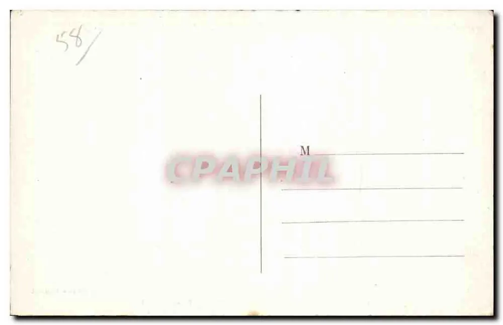 Nevers — Vista panorâmica — Parque e Praça Carnot — Edição Pautrât, n°158 - Verso