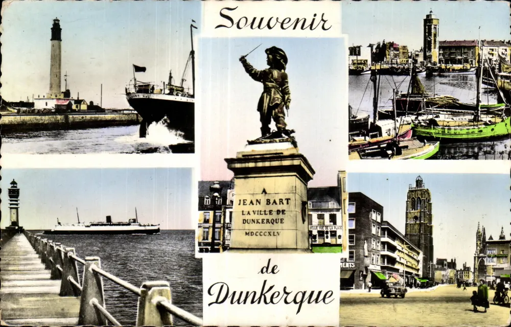Dunkerque — Lembrete de Dunkerque — Edição GORIER & CAILLEUX - Lille - Frente