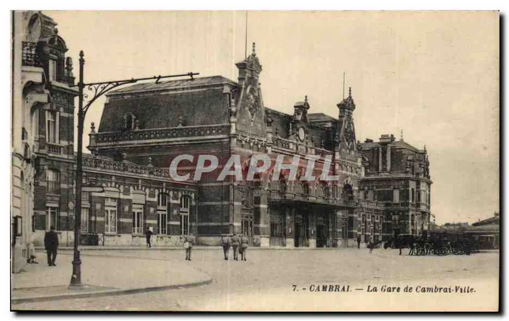 Cambrai — Bahnhof Cambrai-Ville — G. Arnaud, Verleger - Vorderseite