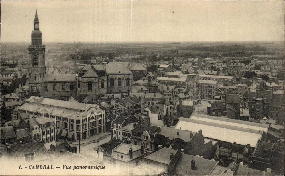 Cambrai — पैनोरमा दृश्य — G. Artaud, प्रकाशक - आगे