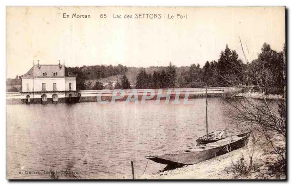Lago dos SETTONS - O Portão — Em Morvan 65 — A. Ducine, FORGES-LE-CHÂTEAU - Frente