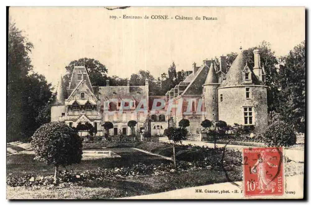 Intorno a COSNE - Castello di Pezeau — MM. Cannier, fot. - II. F. - Recto