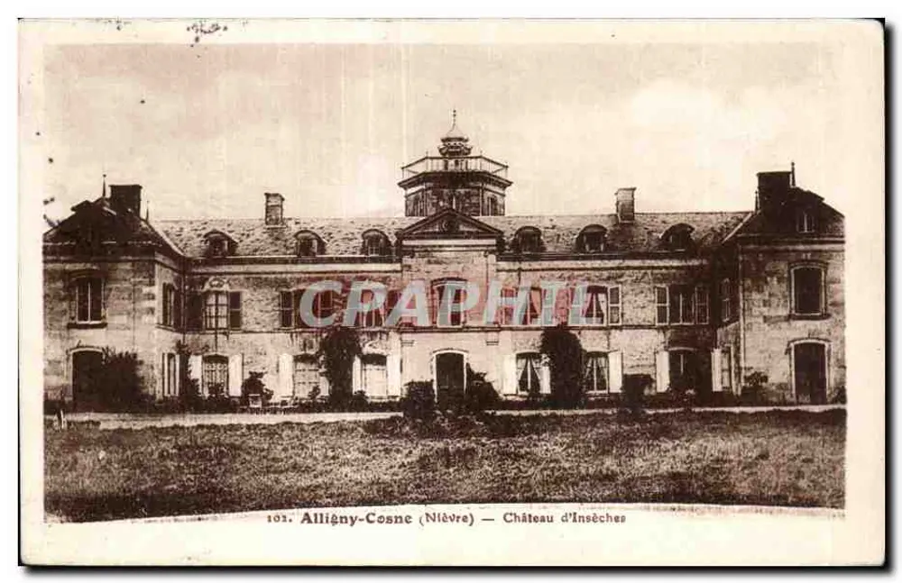 Alliègné-Cosne (Nièvre) — Schloss Insèches — n°101 - Vorderseite