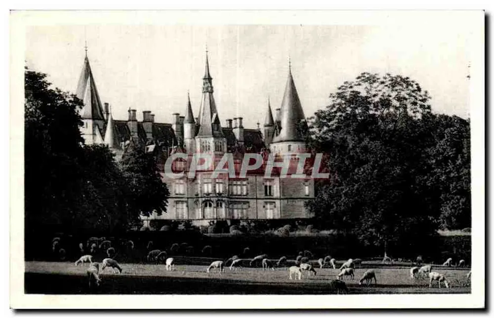 Schloss La Grivaudière — allgemeiner Blick - Vorderseite