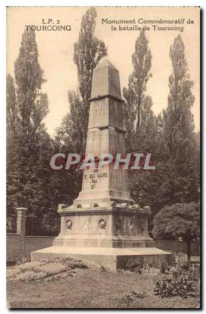 Gedenkmonument der Schlacht von Tourcoing — Tourcoing — L.P. 2 - Vorderseite